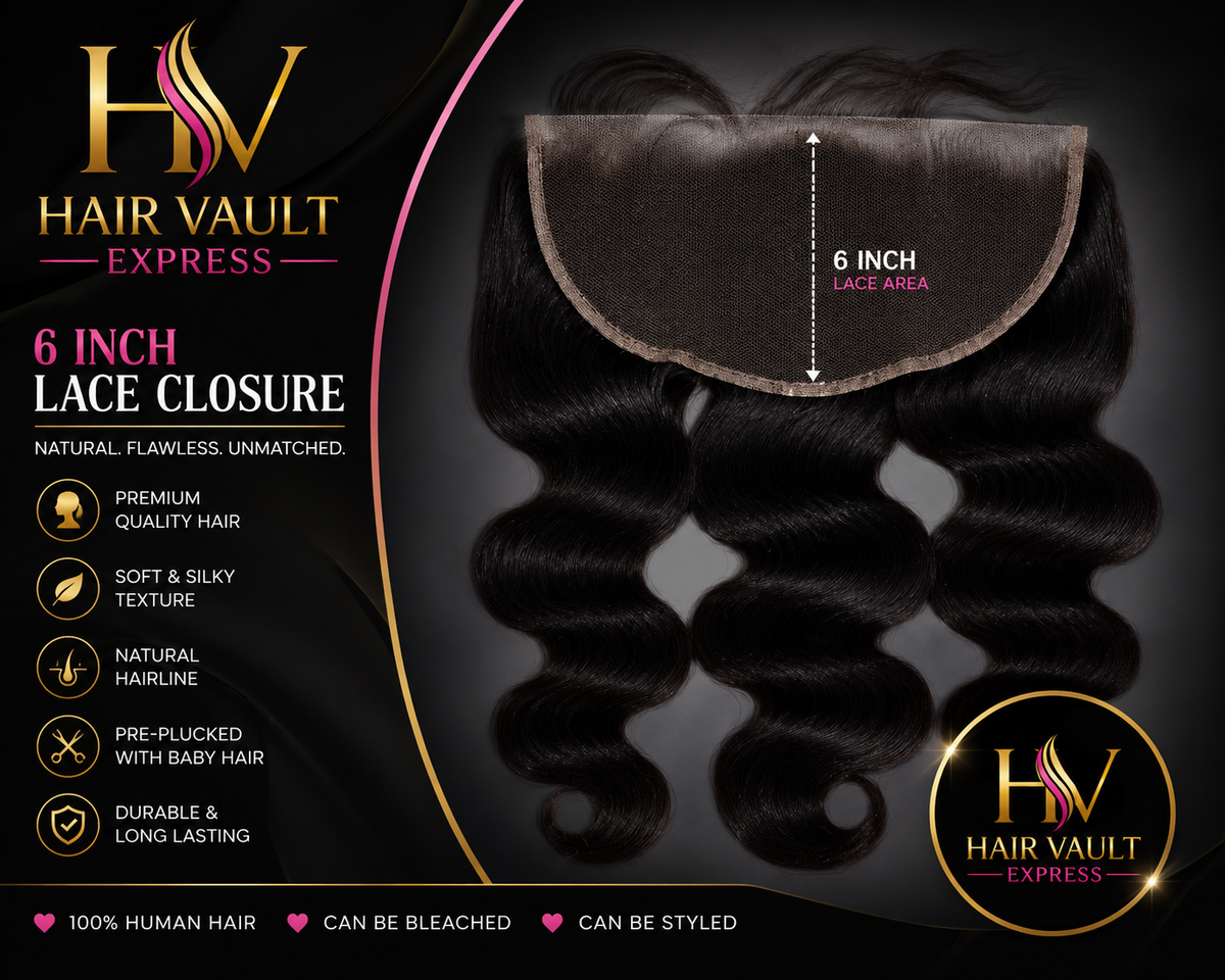 13" x 6" HD Lace Frontal Free Parted Body Wavy