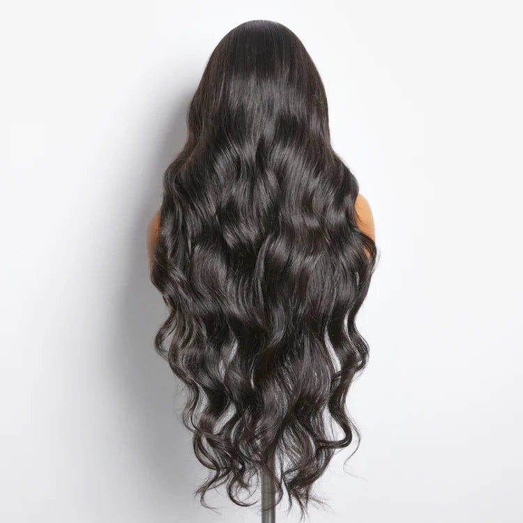 200% Density 13x4 Full Frontal Transparent Lace Wig Body Wave