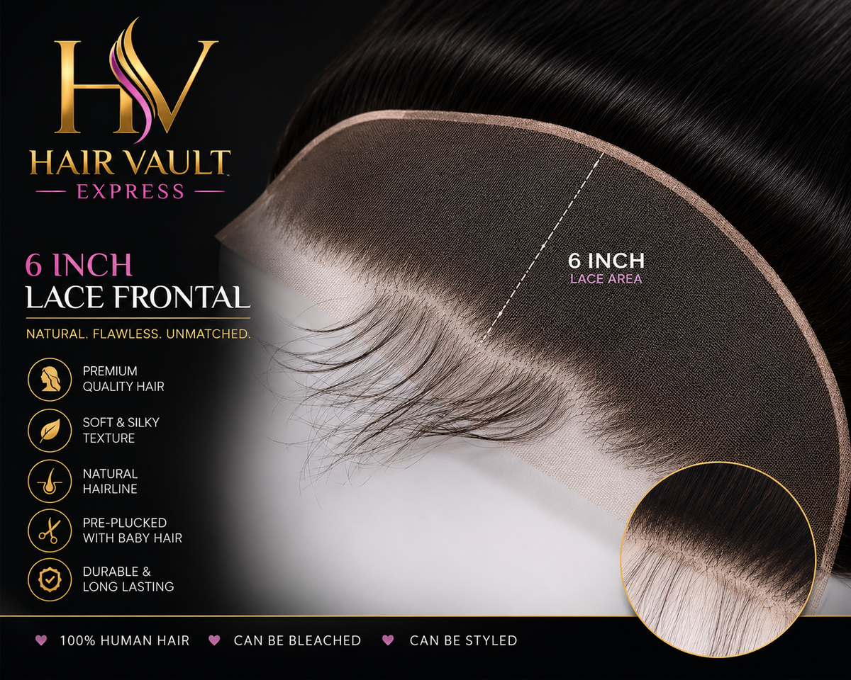 13" x 6" HD Lace Frontal Free Parted Straight