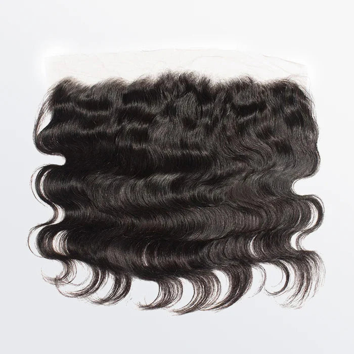 13" x 4" Transparent Lace Frontal Free Parted Body Wavy