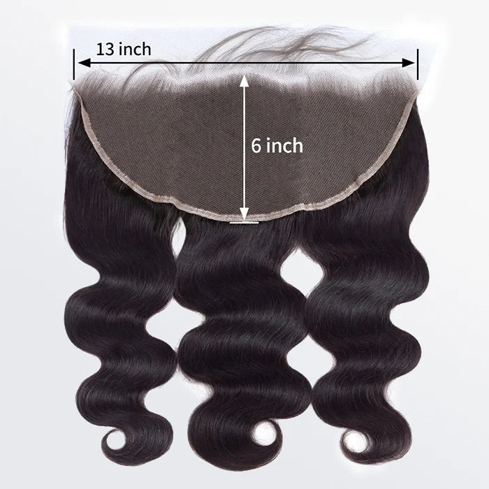 13" x 6" HD Lace Frontal Free Parted Body Wavy
