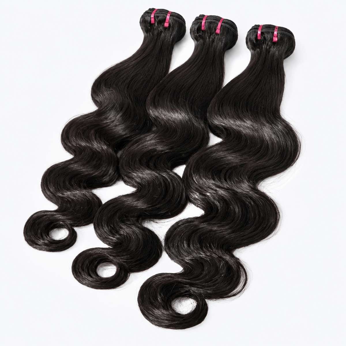 3 X Bundles of Raw Cambodian Double Drawn Hair Bundles Body Wave