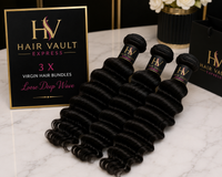 3 X Virgin Hair Bundles Loose Deep Wave