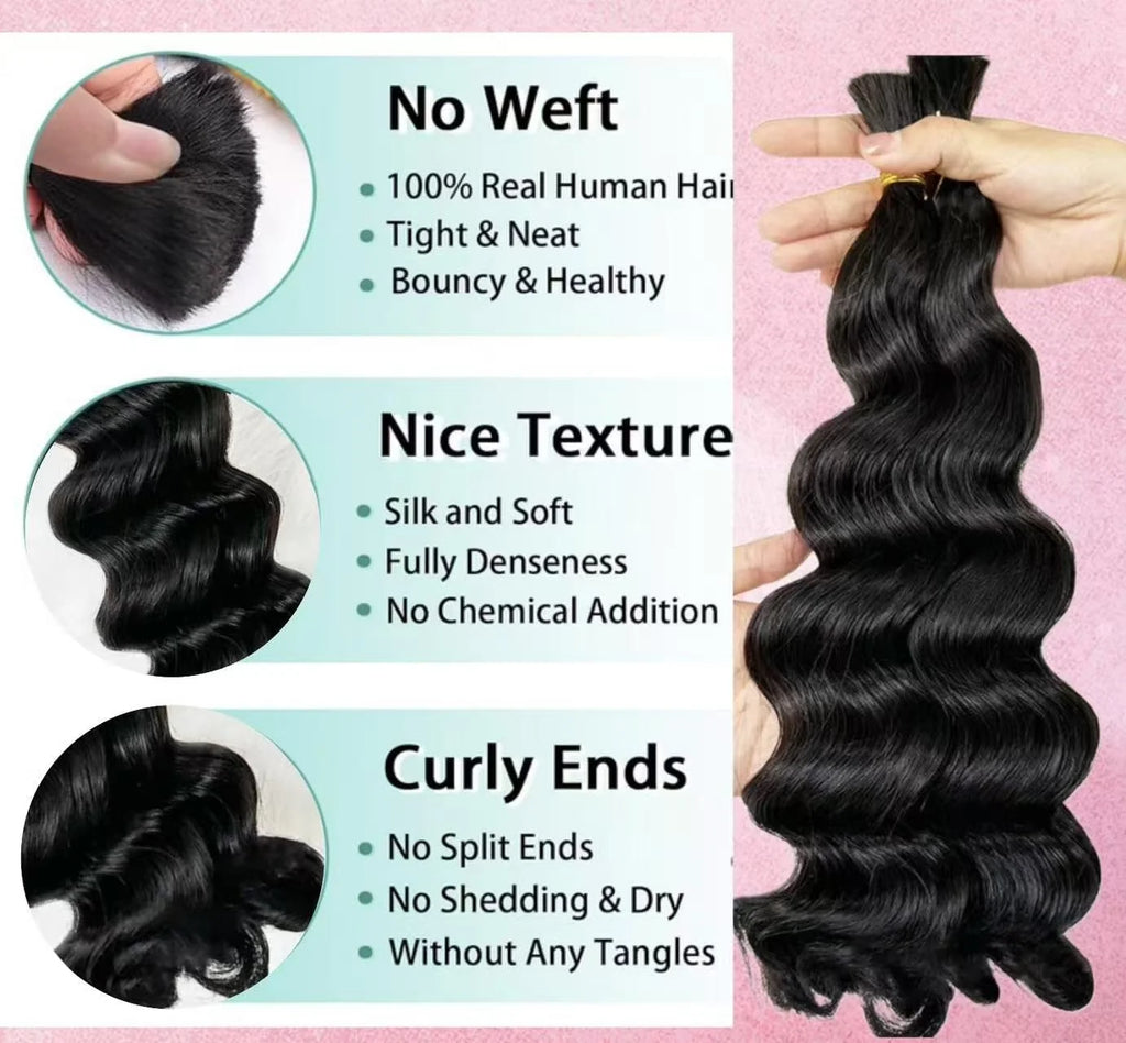 Loose Wave Bulk Hair For Braiding
