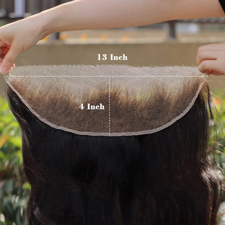 13" x 4" HD Lace Frontal Free Parted Straight
