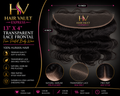 13" x 4" Transparent Lace Frontal Free Parted Body Wavy