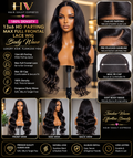 180% Density 13x6 HD Parting Max Full Frontal Lace Wig Body Wave